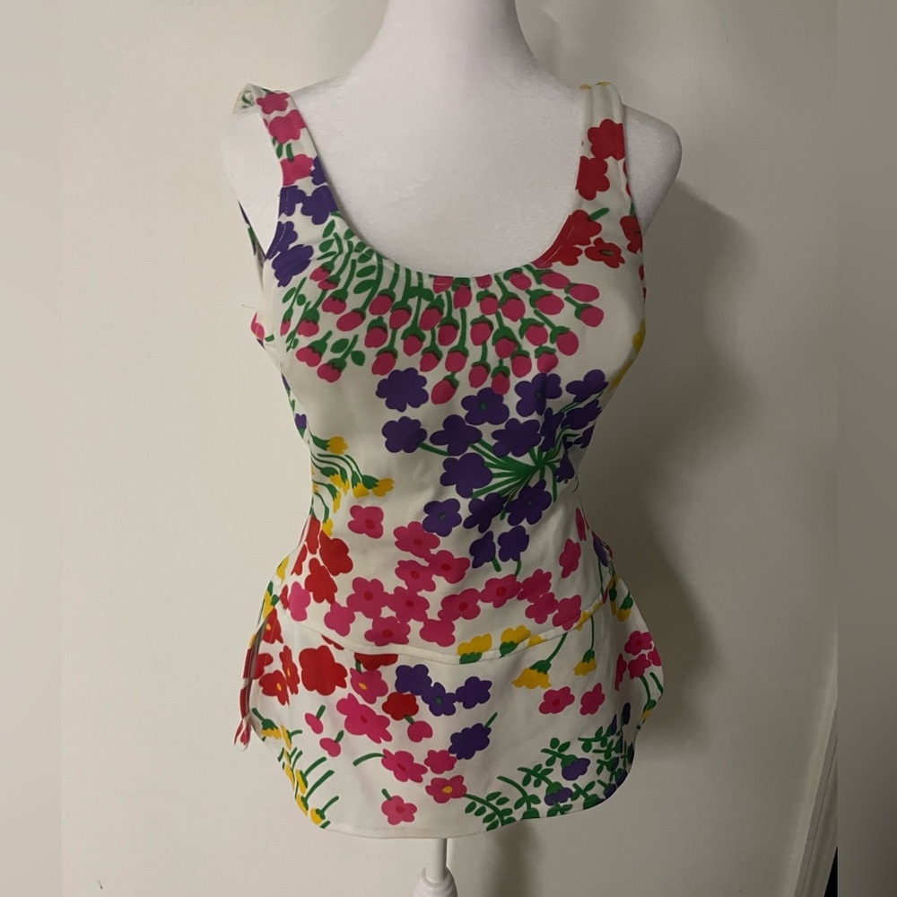 Vintage floral bathing suit